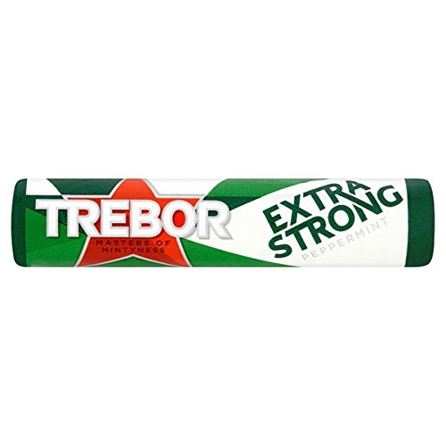 Trebor Pfefferminz-Rolle, extra stark, 41,3 g, 40 Stück von Trebor