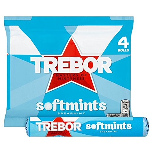 Trebor Softmints Minze, 179 g, 4 Stück von Trebor