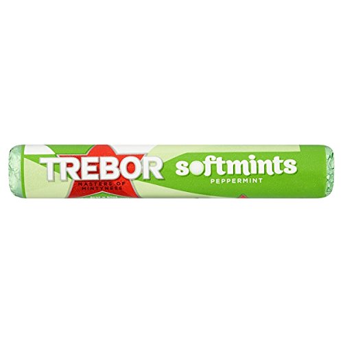 Trebor Softmints Peppermint Mints Rollen 44,9 g (Packung mit 40 x 45g) von Trebor