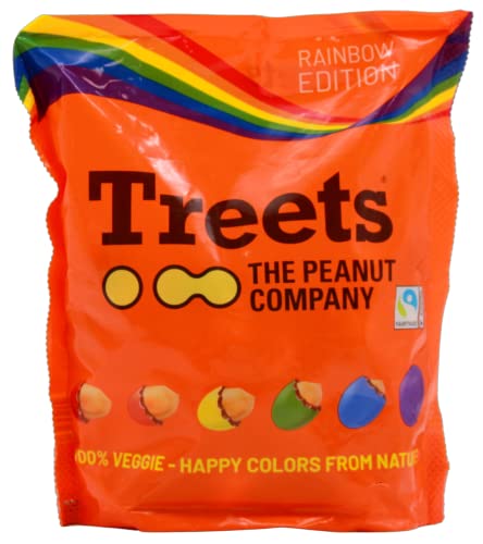 Treets Peanuts Rainbow Edition dragierte Erdnüsse, 20er Pack (20 x 300g) von Treets