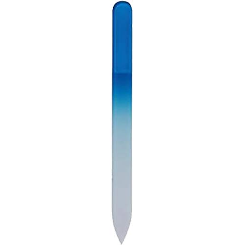 Treibholz Glasnagelfeile, spitz, blau (1 Stück) von Treibholz