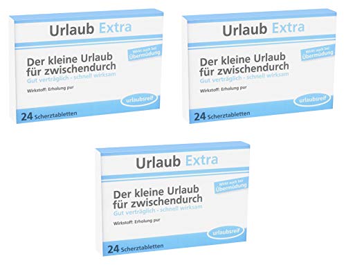 Scherztabletten Schokolinsen, 3er Set, Urlaub Extra Scherztabletten Schokolinsen, 3er Set, Urlaub Extra von Trendimport
