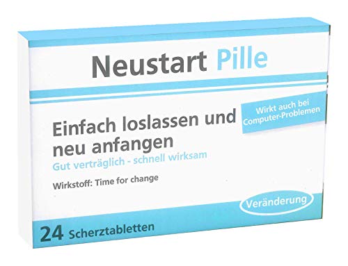 Trendimport Scherztabletten/Scherzdragees, Neustart Pille von Trendimport