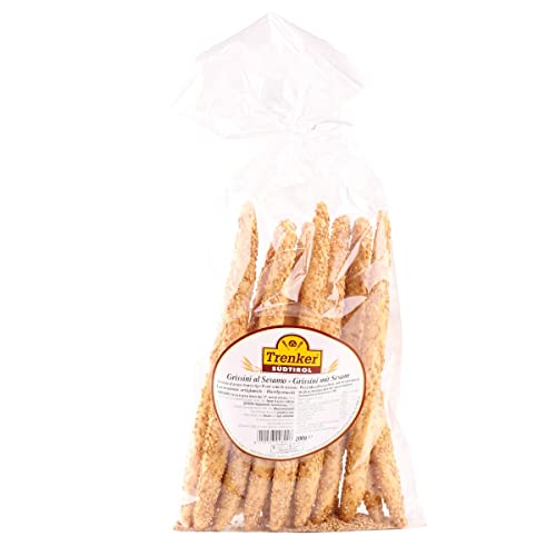 Grissini mit Sesam, handgemacht, 200 g, Trenker Südtirol Grissini mit Sesam, handgemacht, 200 g, Trenker Südtirol von Trenker