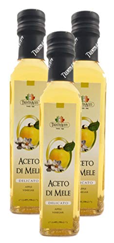 Apfelessig - Delikater Apfel Essig aus Italien - TrentinAcetia - höchste Qualität - 3x250 ml - Aceto die mele - Apple vinegar von TrentinAceti