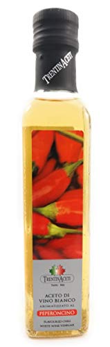 Chiliessig - Weißweinessig mit Aroma - Chili Essig aus Italien - TrentinAcetia - höchste Qualität - 250 ml - Aceto Di Vino Bianco - Peperoncino von TrentinAceti