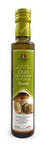 Extra Natives Olivenöl mit natürlichen Steinpilzaroma - 1x250 ml - Italienisches Steinpilz Olivenöl in höchster Qualität - TrentinAceti - kaltgepresst von TrentinAceti
