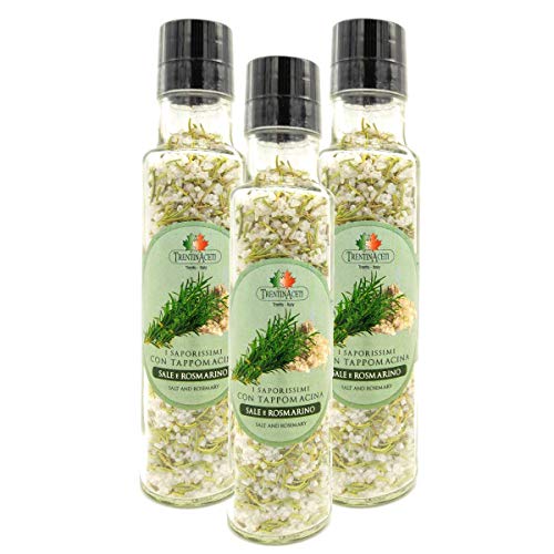 Italienische Gewürzmischung - 3x Rosmarinsalz - Rosmaringewürz - Salz mit Rosmarin - Sale e Rosmarino - höchste Qualität - 240g Italienische Gewürzmischung - 3x Rosmarinsalz - Rosmaringewürz - Salz mit Rosmarin - Sale e Rosmarino - höchste Qualität - 240g von TrentinAceti