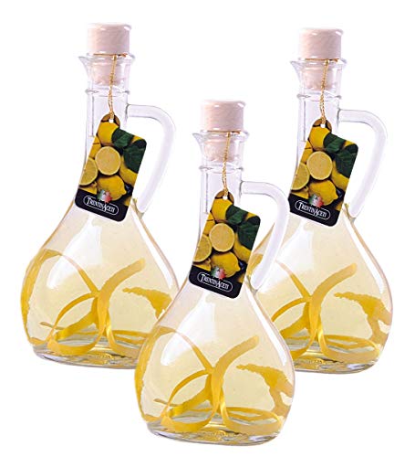 Zitronenessig - Weißweinessig mit Aroma - Zitronen Essig aus Italien - TrentinAcetia - höchste Qualität - 3x 250 ml - Aceto Di Vino Bianco - Lemone von TrentinAceti