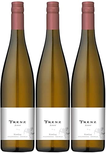 Trenz Amor Riesling Kabinett Weißwein Wein feinherb Deutschland Inkl. FeinWert E-Book (3 x 0,75l) von Trenz