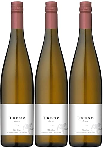 Trenz Amor Riesling Kabinett Weißwein Wein feinherb Deutschland Inkl. FeinWert E-Book (3 x 0,75l) von Trenz