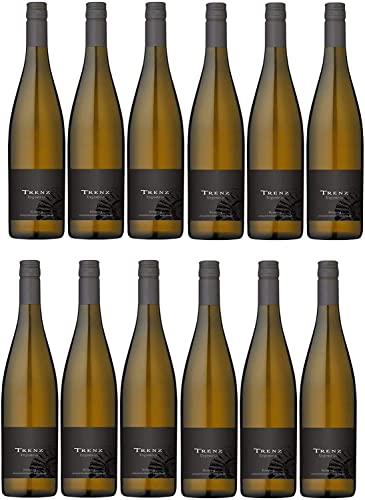 Trenz Urgestein Riesling Weißwein Wein trocken QbA Deutschland Inkl. FeinWert E-Book (12 x 0,75l) von Trenz