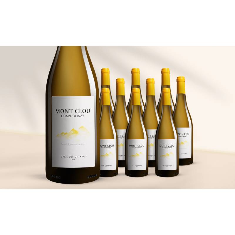 Mont Clou Chardonnay 2024  7.5L 12.5% Vol. Weinpaket aus Spanien von Trenza