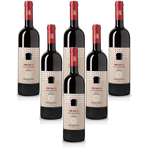 Italienischer Rotwein treCalici Orcia San Giovese DOC Riserva Trequanda Rossi (1 flaschen 75 cl.) von Trequanda Rossi