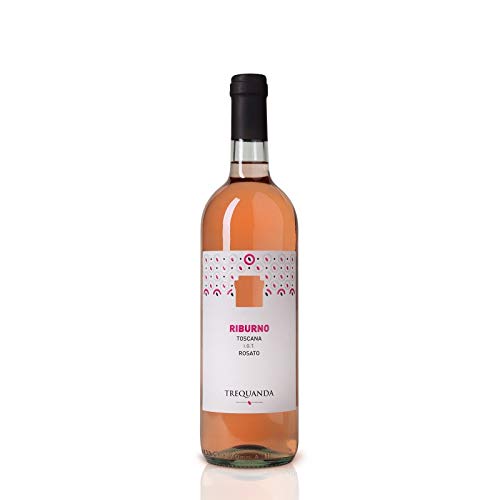 Italienischer Weißwein Riburno vino rosato Trequanda bianchi e rosati (1 flasche 5 cl.) von Trequanda bianchi e rosati