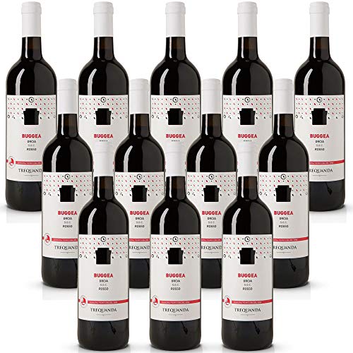 BUGGEA Orcia DOC Italienischer Rotwein aus der Toskana Trequanda-Bauernhof (12 flaschen 75 cl.) von Trequanda