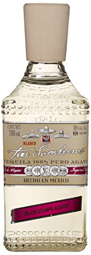 Tres Sombreros Blanco Tequila (1 x 0.7 l) von Tres Sombreros