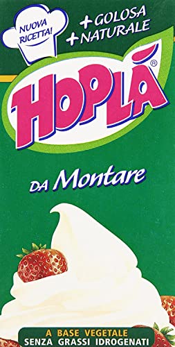 3x Hoplà Panna da montare glutenfrei Schlagsahne Sahne zum Nachtisch 500ml von Trevalli