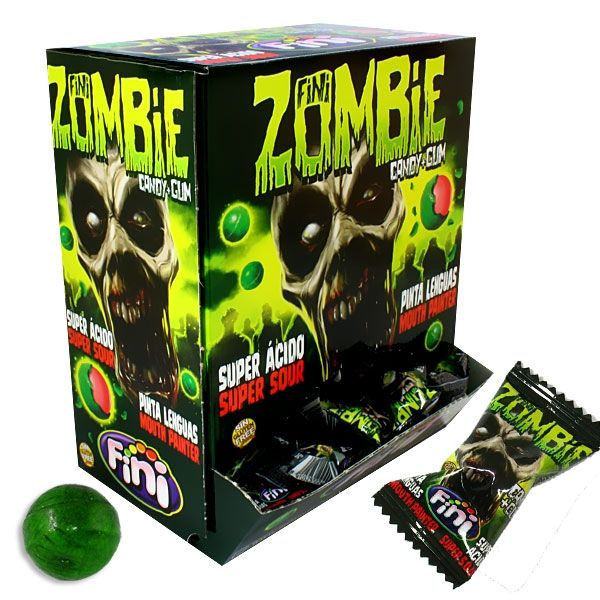 Großpackung Grüne Zombie Bonbons, saure grüne Zungenmaler, 200 Stk von Tri d&#039;Aix GmbH