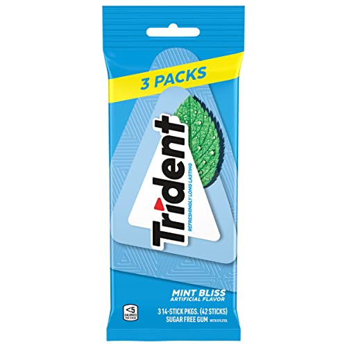 Trident Mint Bliss Sugar Free Gum - 42ct von Trident