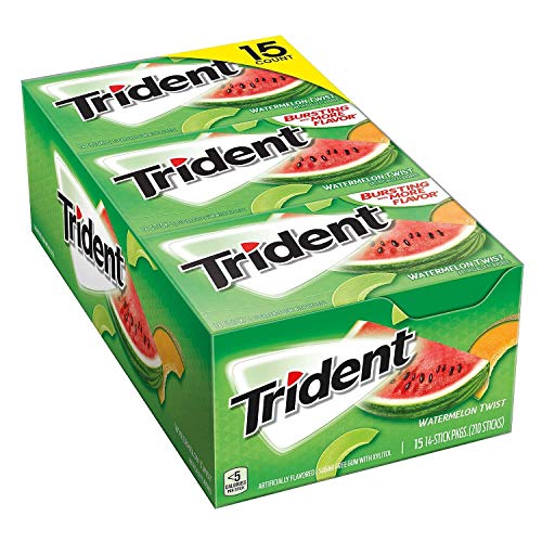 Trident Watermelon TW Bubble Gum, 0,5 kg Trident Watermelon TW Bubble Gum, 0,5 kg von Trident