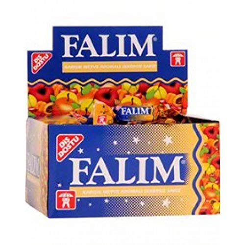 Falim Sugarless Plain Chewing Gum with Fruit Mix Flavor in Box, 100 Stück, Zuckerfreier Naturkaugummi mit Frucht-Mix Geschmack, Refreshing Taste, Fresh Breath 100 pieces - Trinovi von Trinovi.com