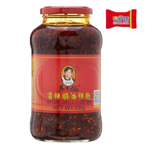Geroestete Chilipaste, Crispy Chilli in oil 700 g, geroestete Chiliflocken mit Zsechuan Pfeffer Geroestete Chilipaste, Crispy Chilli in oil 700 g, geroestete Chiliflocken mit Zsechuan Pfeffer von Trinovi.com