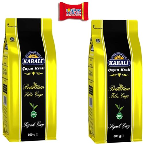 Trinovi Karali Türkischer Tee, 2x500g Schwarzertee, Premium Türkischer Schwarztee, Intensiver Geschmack, Perfekt für Frühstück und Nachmittagstee, Lose Blatt Trinovi Karali Türkischer Tee, 2x500g Schwarzertee, Premium Türkischer Schwarztee, Intensiver Geschmack, Perfekt für Frühstück und Nachmittagstee, Lose Blatt von Trinovi.com