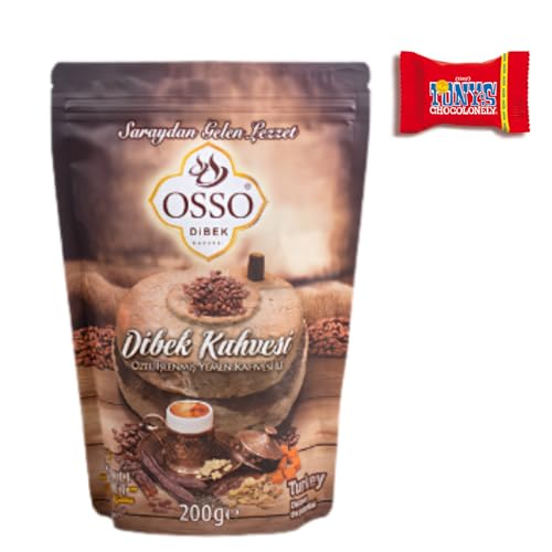 Trinovi Osso Türkischer Dibek -Mokka Kaffee, Traditioneller Osmanischer Mokka, Frisch Gemahlen, Intensiver Geschmack, Perfekt für Türkischen Kaffeegenuss Trinovi Osso Türkischer Dibek -Mokka Kaffee, Traditioneller Osmanischer Mokka, Frisch Gemahlen, Intensiver Geschmack, Perfekt für Türkischen Kaffeegenuss von Trinovi.com