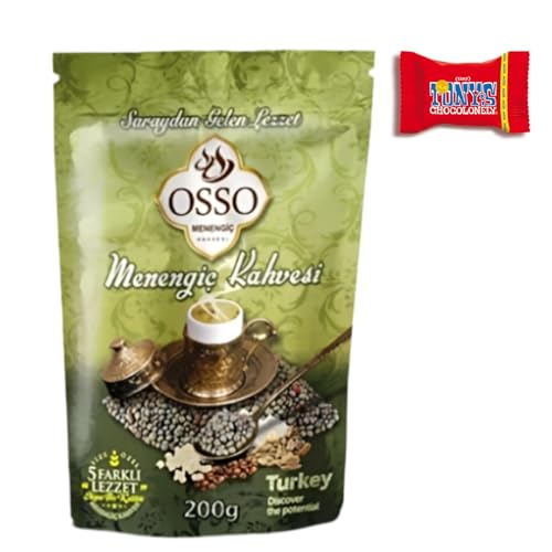 Trinovi.com Osso Türkischer Ottoman Menengic Kaffee, 1 X 200gr, Traditioneller Ottoman Menengic Coffee - Freshly Ground - Aromatik Osmanli Menengic Kahvesi - Romatisierter Röstkaffee- Trinovi Trinovi.com Osso Türkischer Ottoman Menengic Kaffee, 1 X 200gr, Traditioneller Ottoman Menengic Coffee - Freshly Ground - Aromatik Osmanli Menengic Kahvesi - Romatisierter Röstkaffee- Trinovi von Trinovi.com