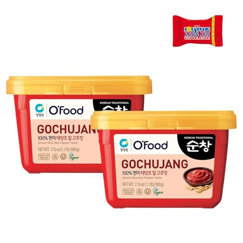 Chung Jung One O'FOOD - Gochujang Scharfe Rote Pfefferpaste, (2 X 500 GR)- Trinovi von Trinovi.com