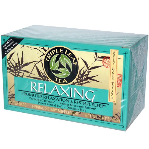 Dreibettzimmer Leaf Tea 0877738 Relaxing Herb Tea - 20 Teebeutel von Triple Leaf Tea