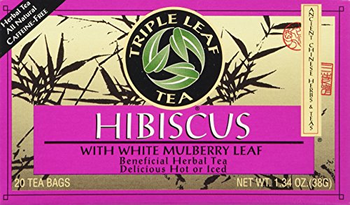 Triple Leaf Tea Hibiscus Wxwhite Mulberry Leaf (6x20 Bag) von Triple Leaf Tea