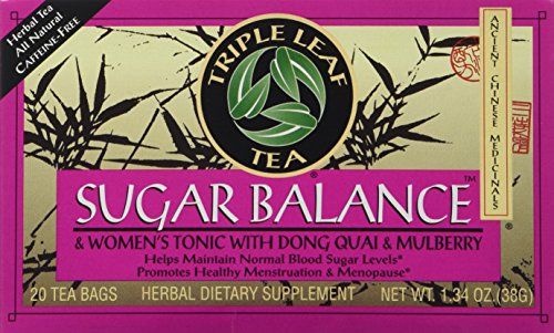 Triple Leaf Teas - Sugar Balance & Women's Tonic Tea, 20 bag by Triple Leaf Tea von Triple Leaf Tea