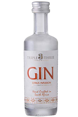 Triple Three GIN Citrus Infusion 0,05 Liter MINIATUR von Triple Three GIN Citrus Infusion 0,05 Liter MINIATUR