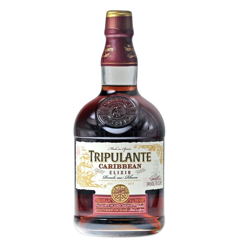 Tripulante Caribbean Elixir 34 % vol 0,7 L Rumlikör von Tripulante