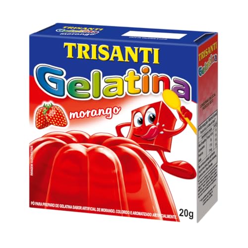 TRISANTI Wackelpudding Erdbeer - Gelatina Morango, 20g von Trisanti
