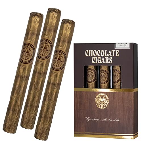 Schokoladen Zigarren - Gianduja Haselnuss-Schokolade - edel verpackt - 3 x 25g von Trixie's