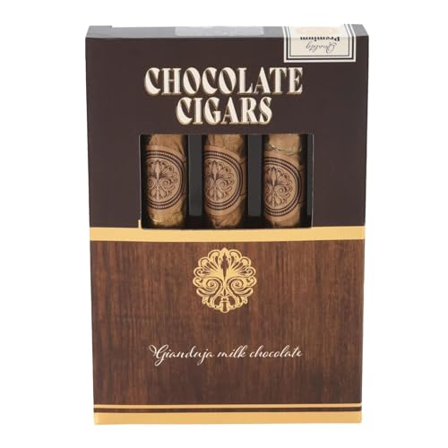 Schokoladen Zigarren - Gianduja Haselnuss-Schokolade - edel verpackt - 3 x 25g Schokoladen Zigarren - Gianduja Haselnuss-Schokolade - edel verpackt - 3 x 25g von Trixie's