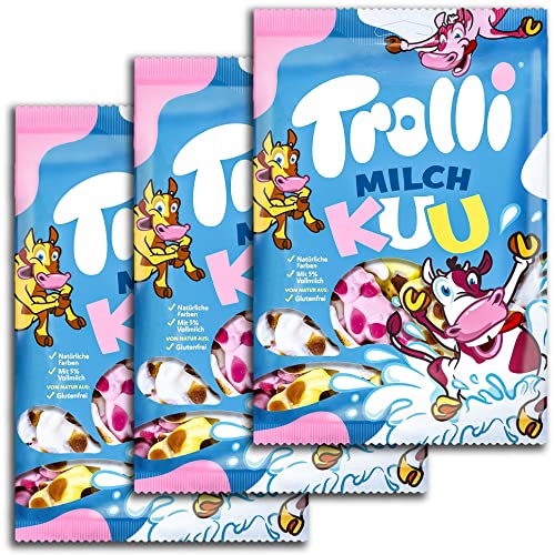 3 er Pack Trolli Milch Kuu 3 x 150 g von topDeal