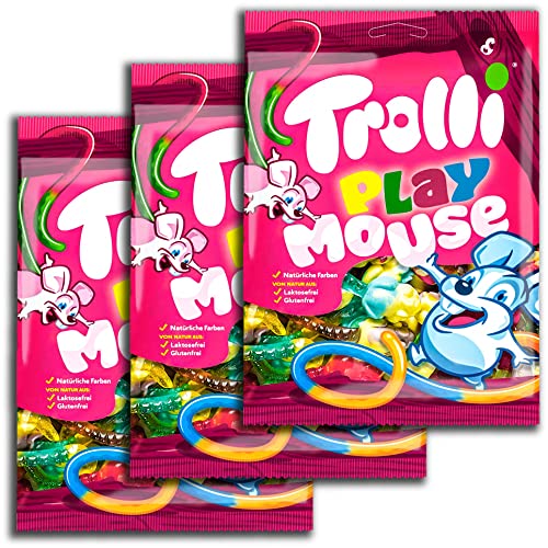 3 er Pack Trolli Playmouse 3 x 150 g