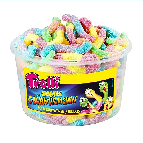 Trolli - Glühwürmchen - Fruchtgummi - sauer - Box - 1050 Gramm von Trolli