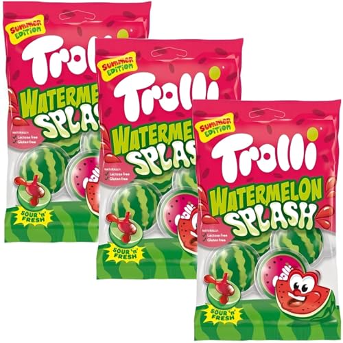 3 er Pack Trolli Watermelon Splash Melon Mania 3x75g 3 er Pack Trolli Watermelon Splash Melon Mania 3x75g von Trolli