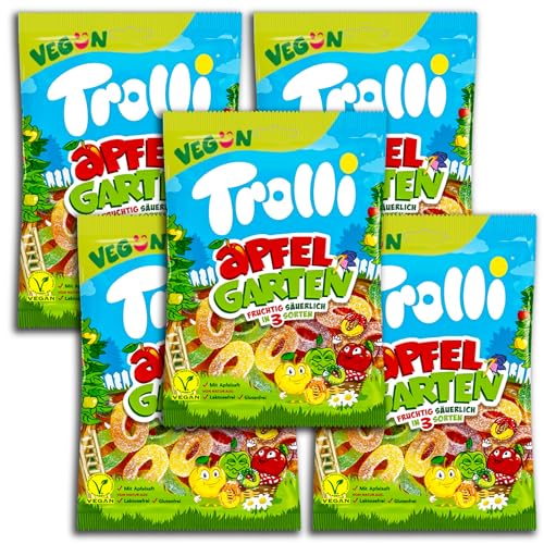 5 er Pack Trolli Apfelgarten 5 x 150g Fruchtgummi 5 er Pack Trolli Apfelgarten 5 x 150g Fruchtgummi von Trolli