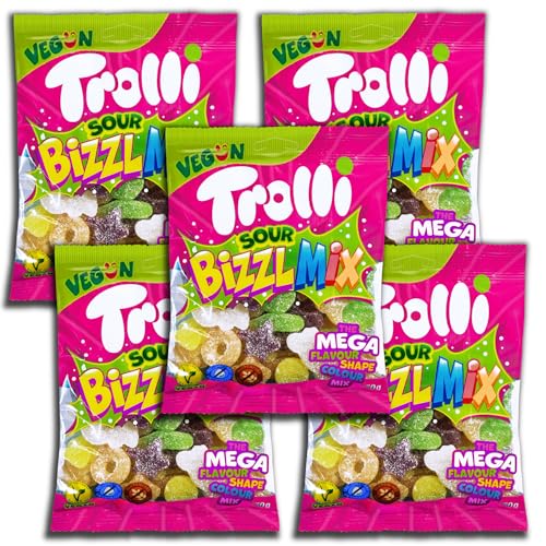 5 er Pack Trolli Bizzl Mix Sour 5 x 150g von Trolli