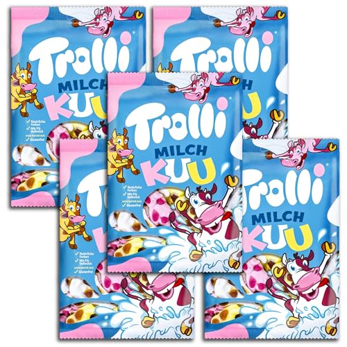 5 er Pack Trolli Milch Kuu 5 x 150g von Trolli