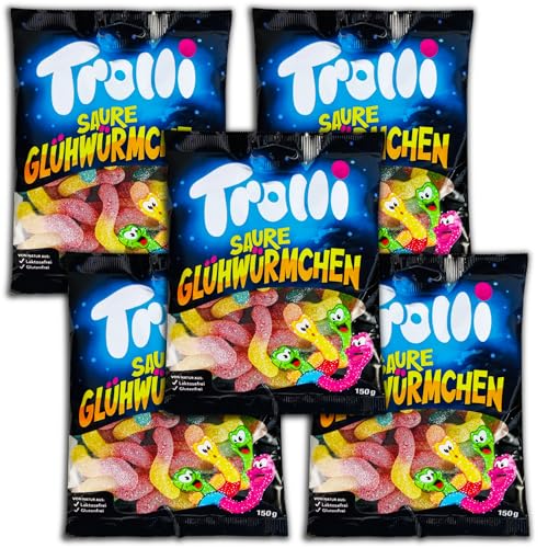 5 er Pack Trolli Saure Glühwürmchen 5 x 150g 5 er Pack Trolli Saure Glühwürmchen 5 x 150g von Trolli