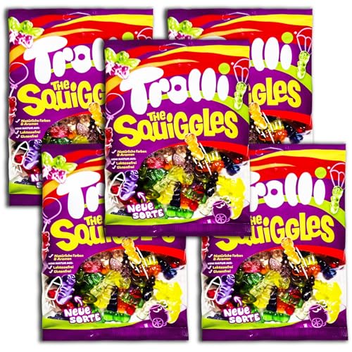 5 er Pack Trolli The Squiggles 5 x 150g von Trolli