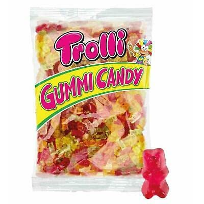 Trolli Gummi Bears Bärchen 1kg Fruchtgummi MHD:6/21 von Trolli