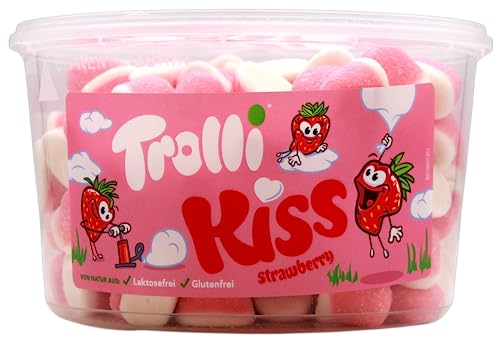 Trolli Kiss Strawberry Schaumerdbeeren, 3er Pack (3 x 975g) von Trolli